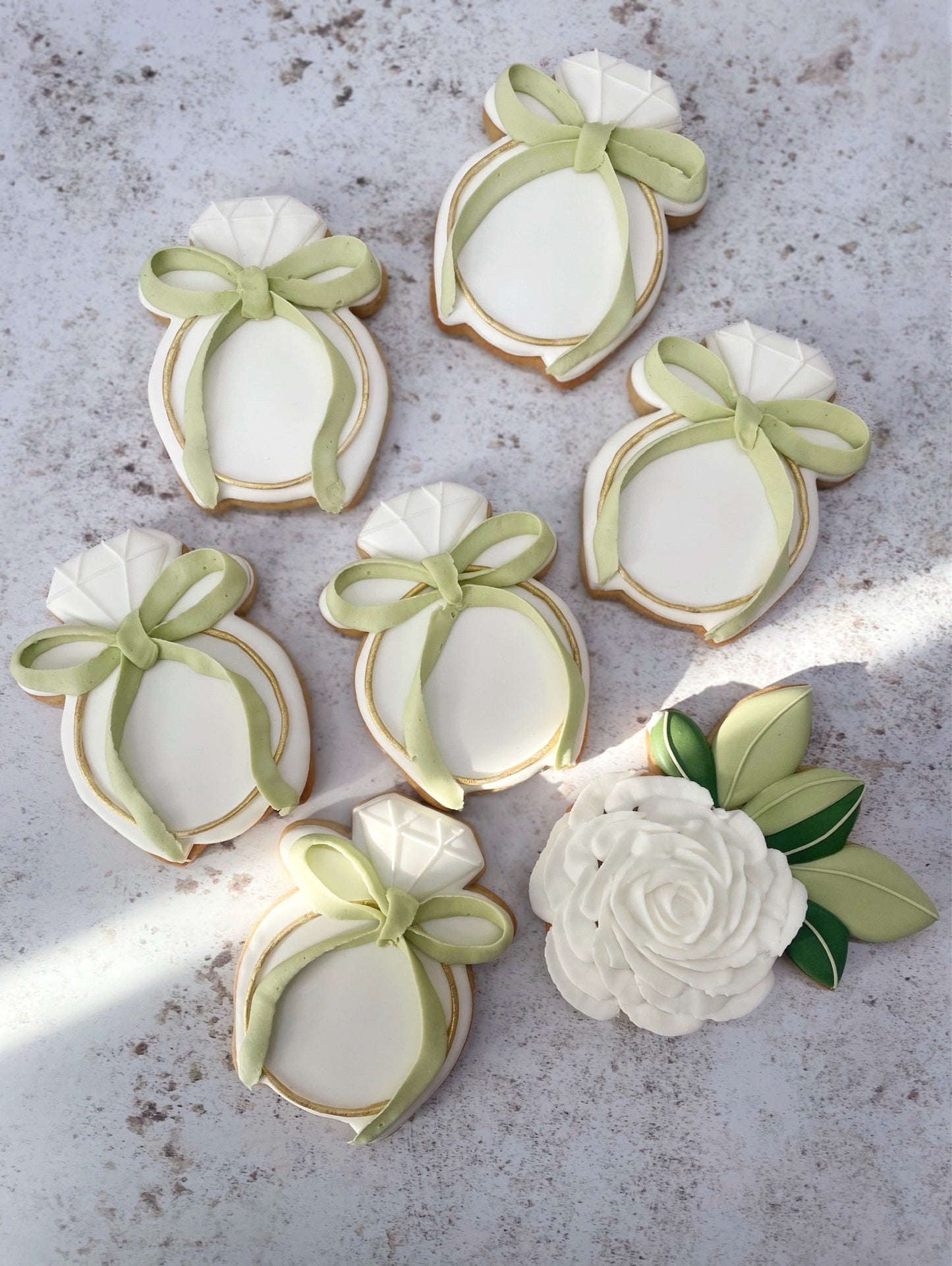 Personalised Bridal & Wedding Biscuits MilsTone Biscuits