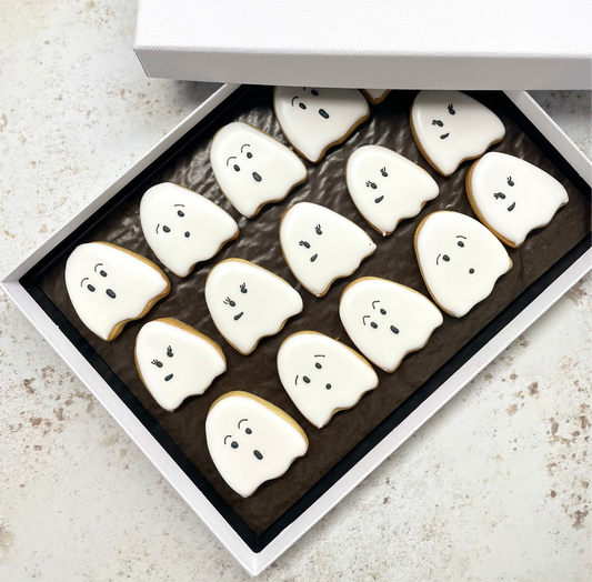 Halloween Mini Ghosts Themed biscuits