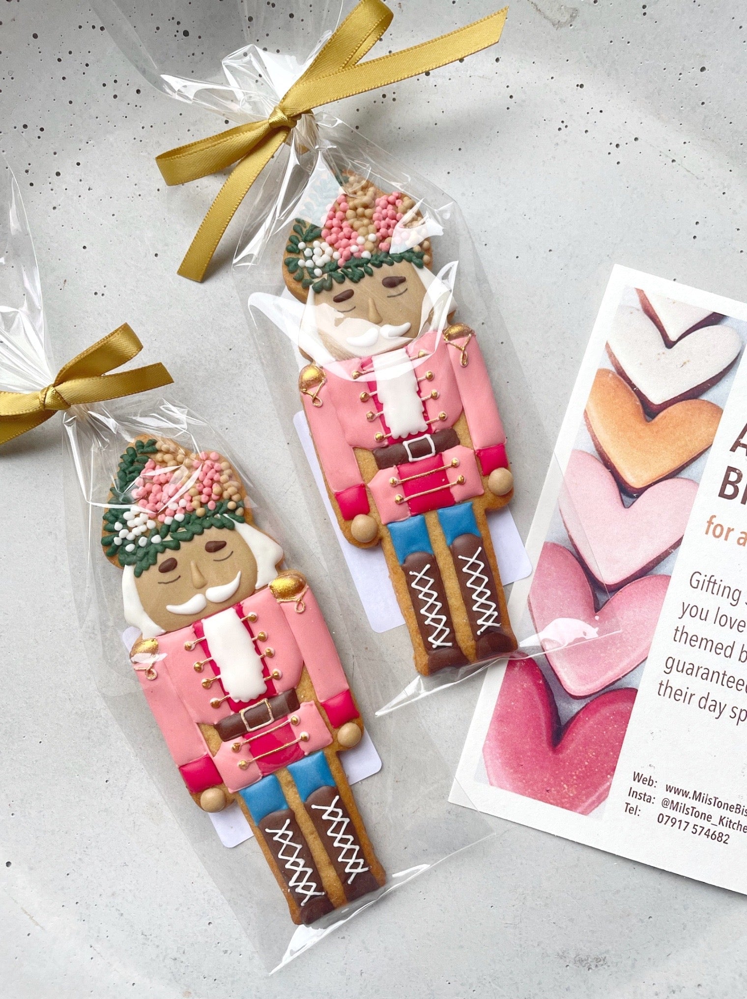 Christmas Fairy & Nutcracker MilsTone Biscuits