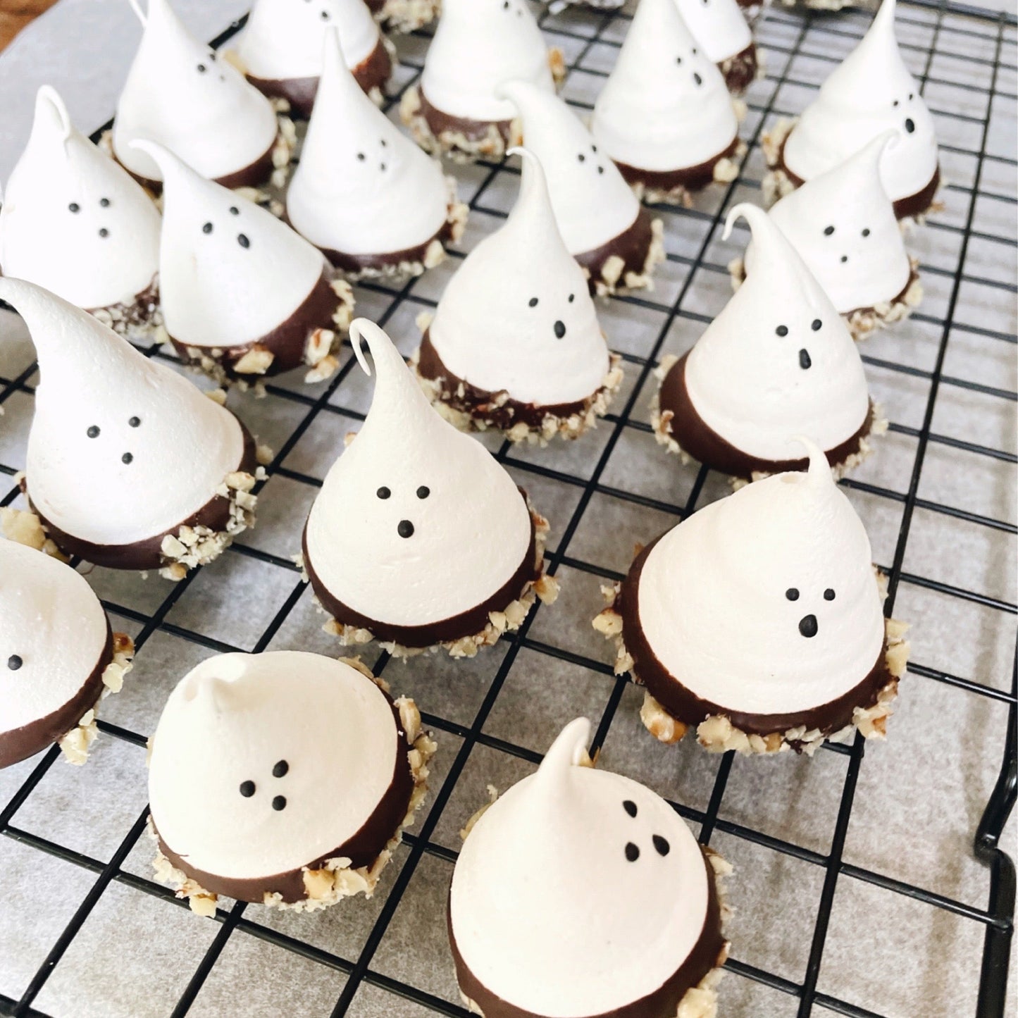 Meringue Ghosts MilsTone Biscuits