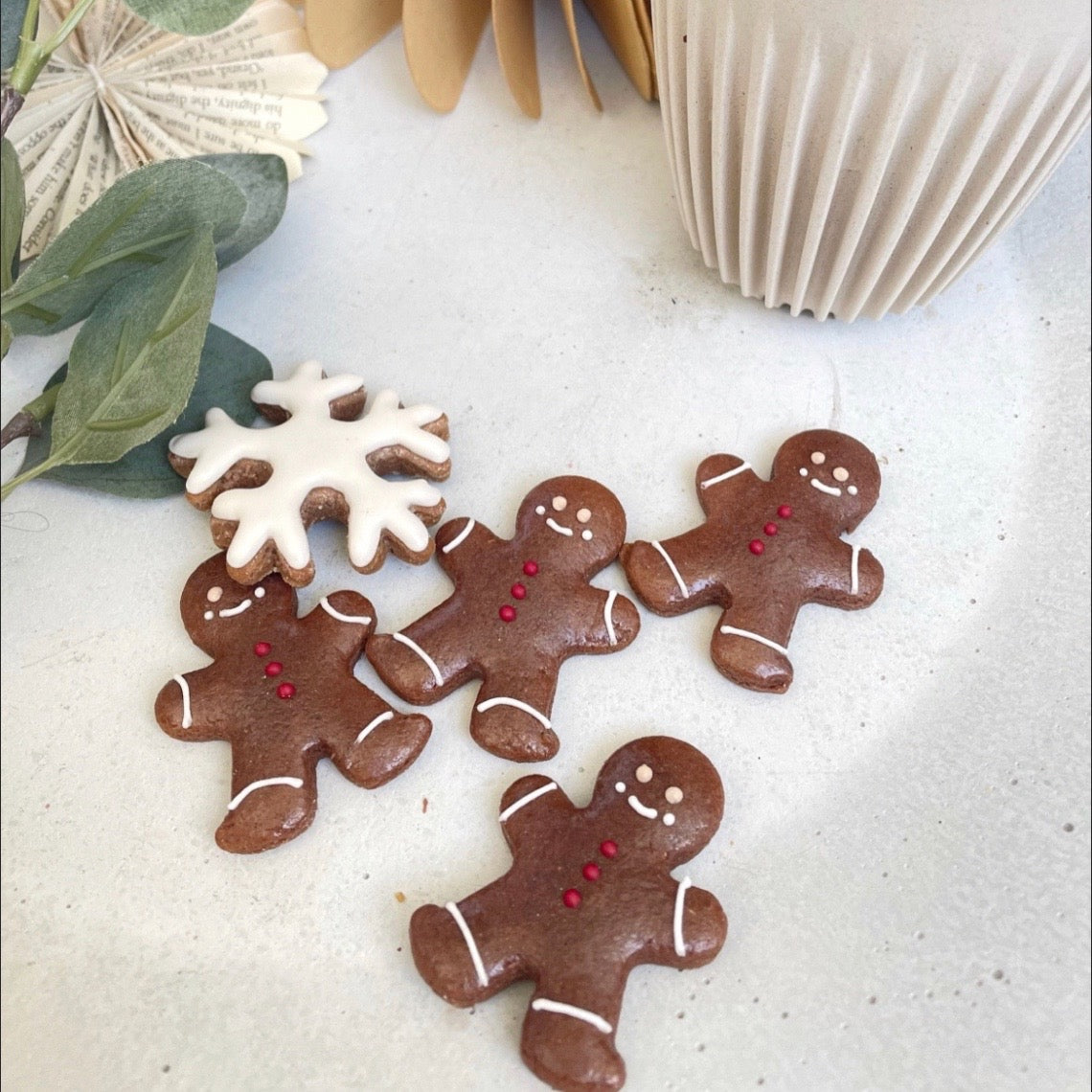 Gingerbread Men MilsTone Biscuits