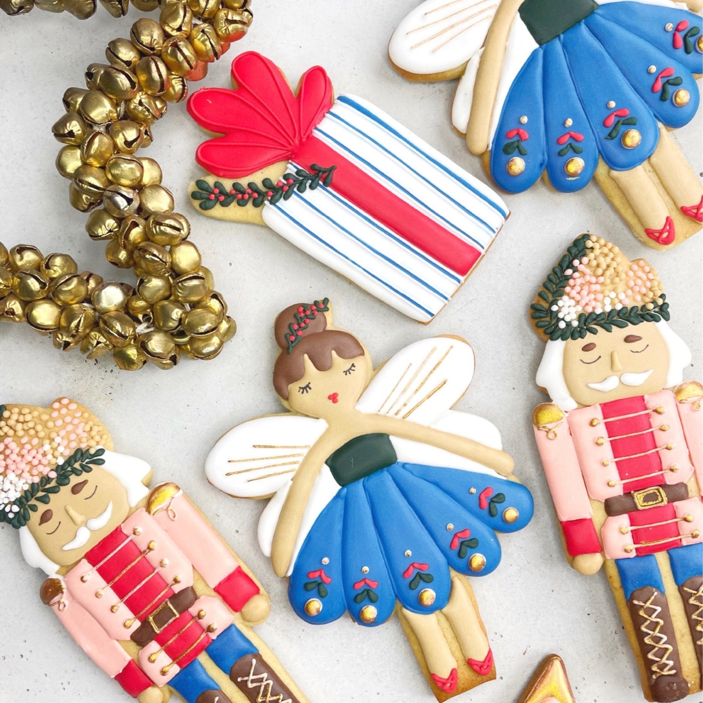 Christmas Fairy & Nutcracker MilsTone Biscuits