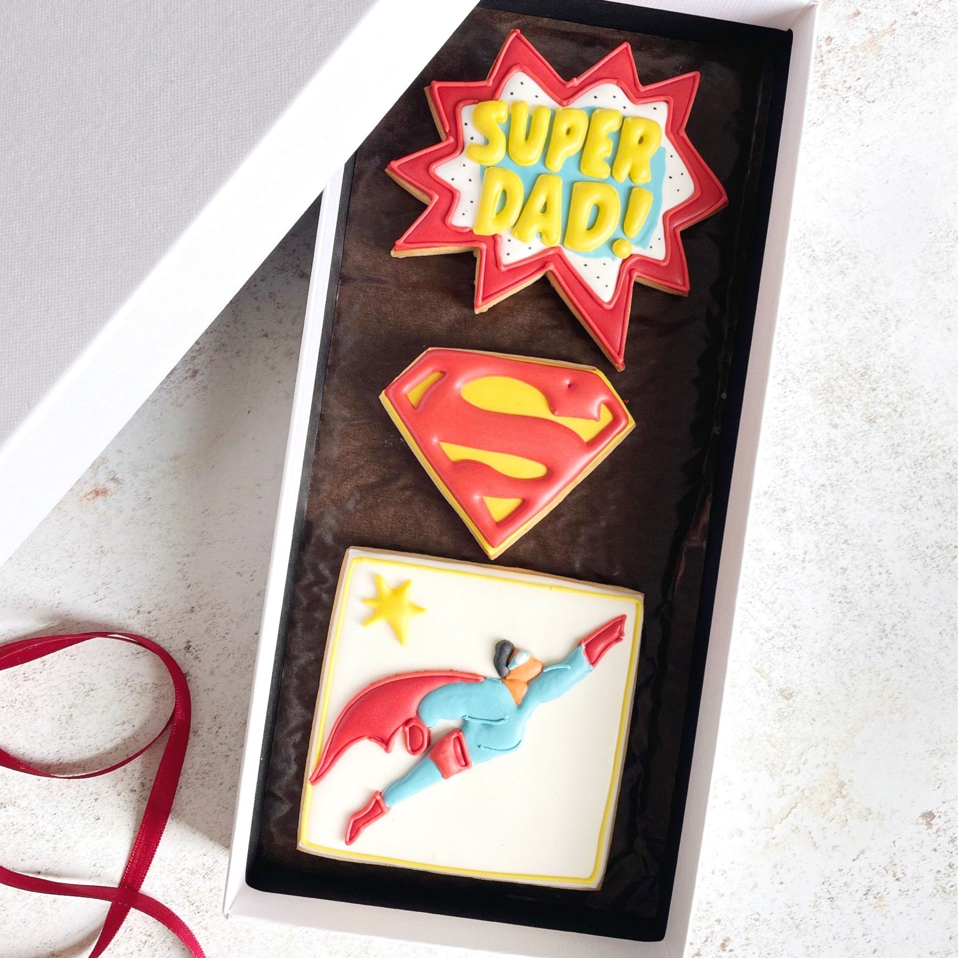 Father's Day Superdad Biscuits MilsTone Biscuits