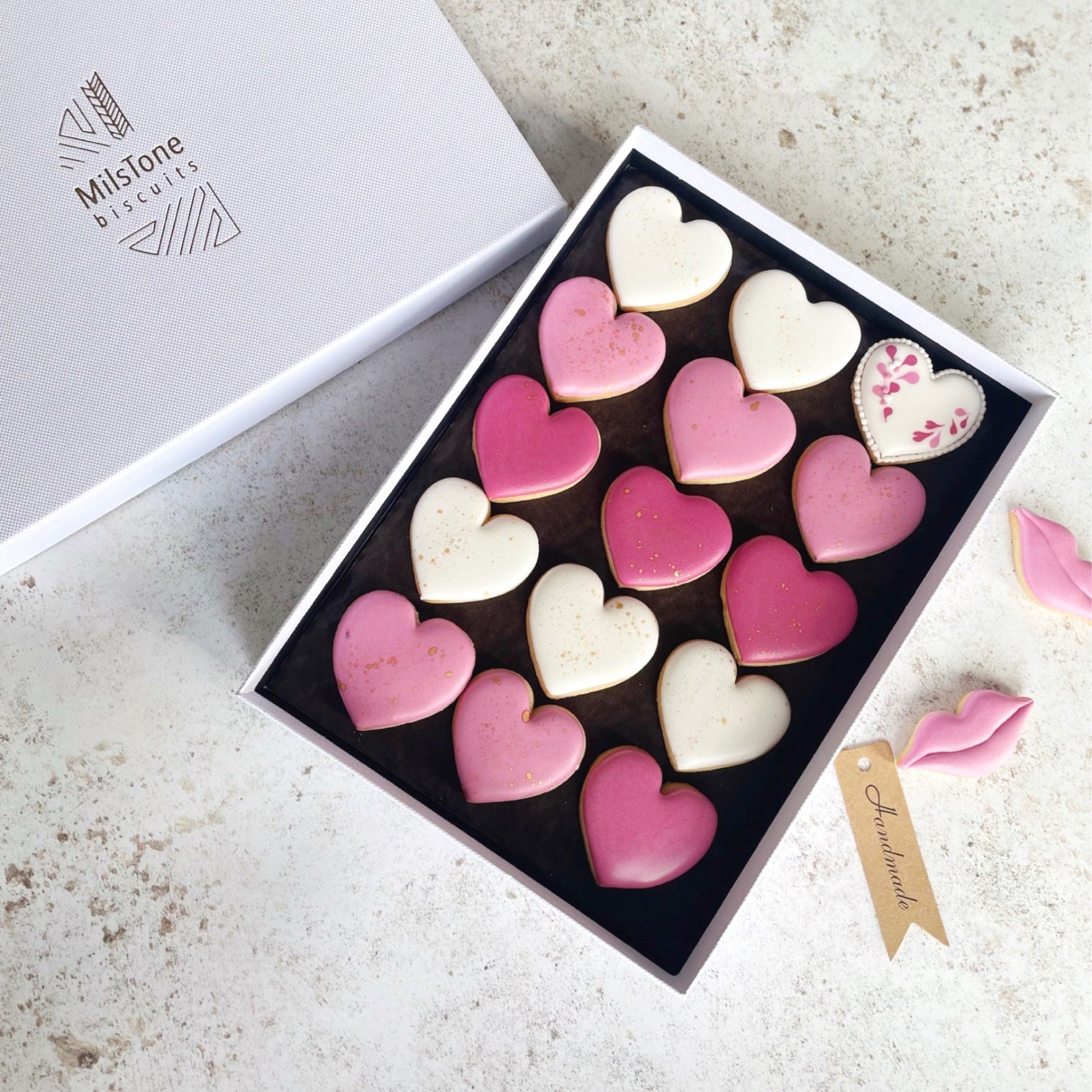Mini Hearts Biscuits MilsTone Biscuits