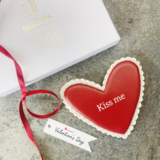 Extra Large Heart MilsTone Biscuits