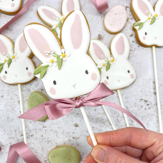 Easter Bunny Lolly Biscuit MilsTone Biscuits