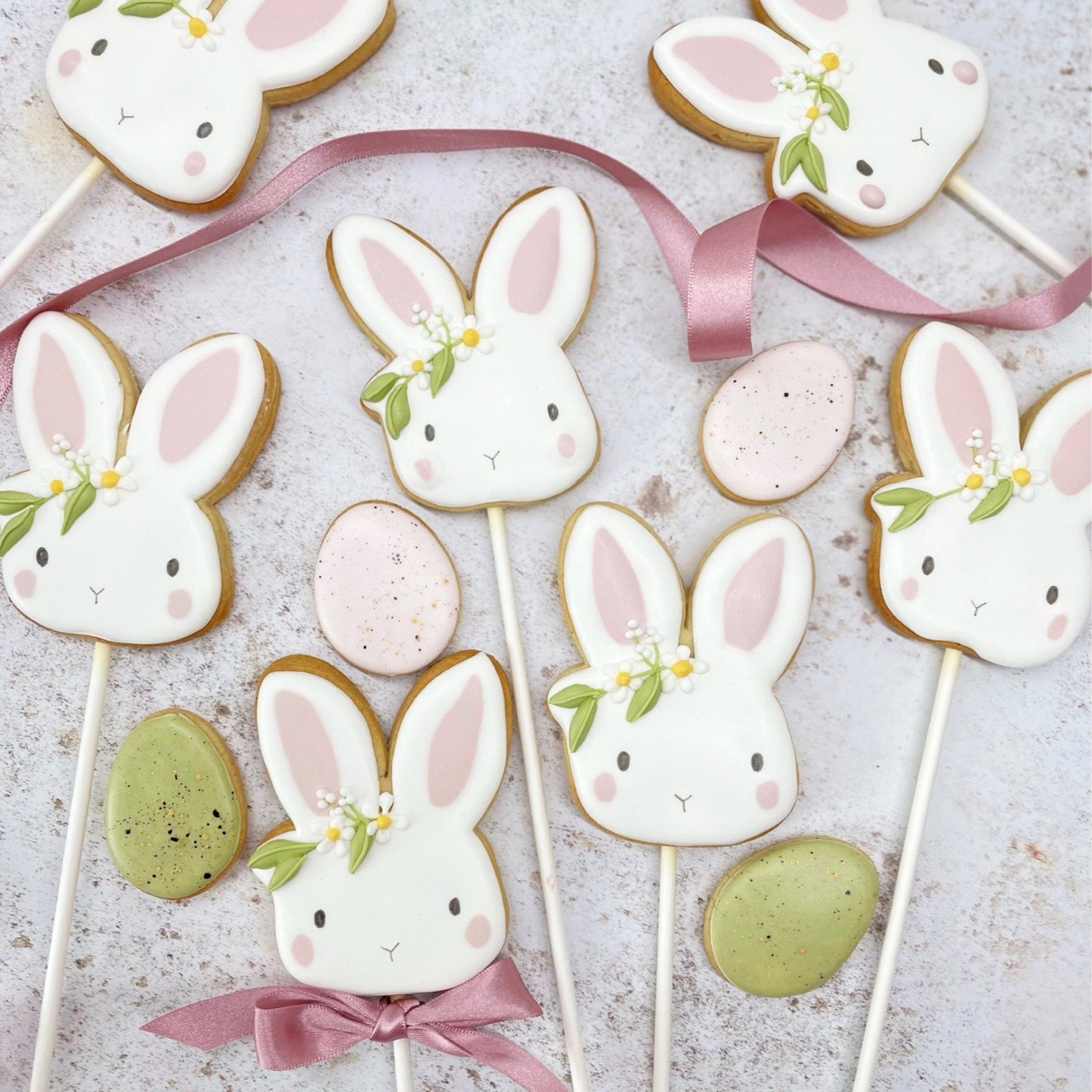 Easter Bunny Lolly Biscuit MilsTone Biscuits