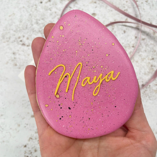 Personalised Easter Egg Biscuits MilsTone Biscuits