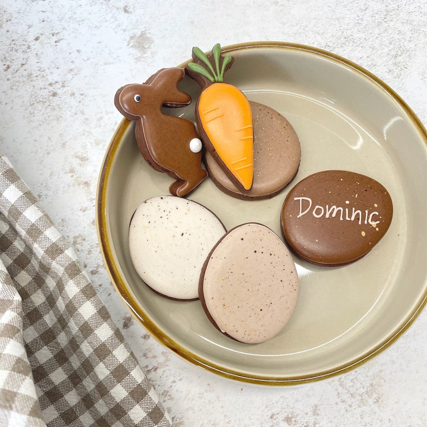 Easter Egg & Bunny Biscuits MilsTone Biscuits