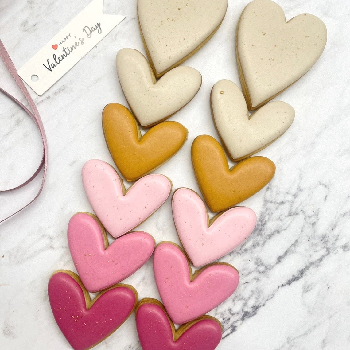 Heart Iced Biscuits MilsTone Biscuits