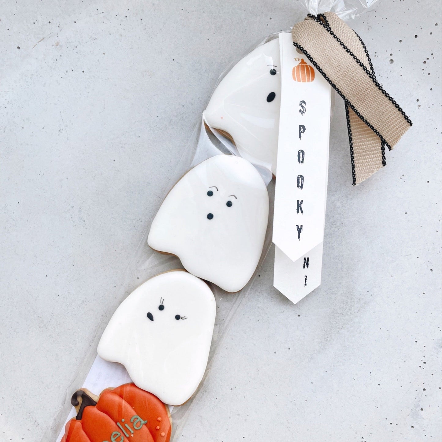 Halloween Ghosts Themed biscuits