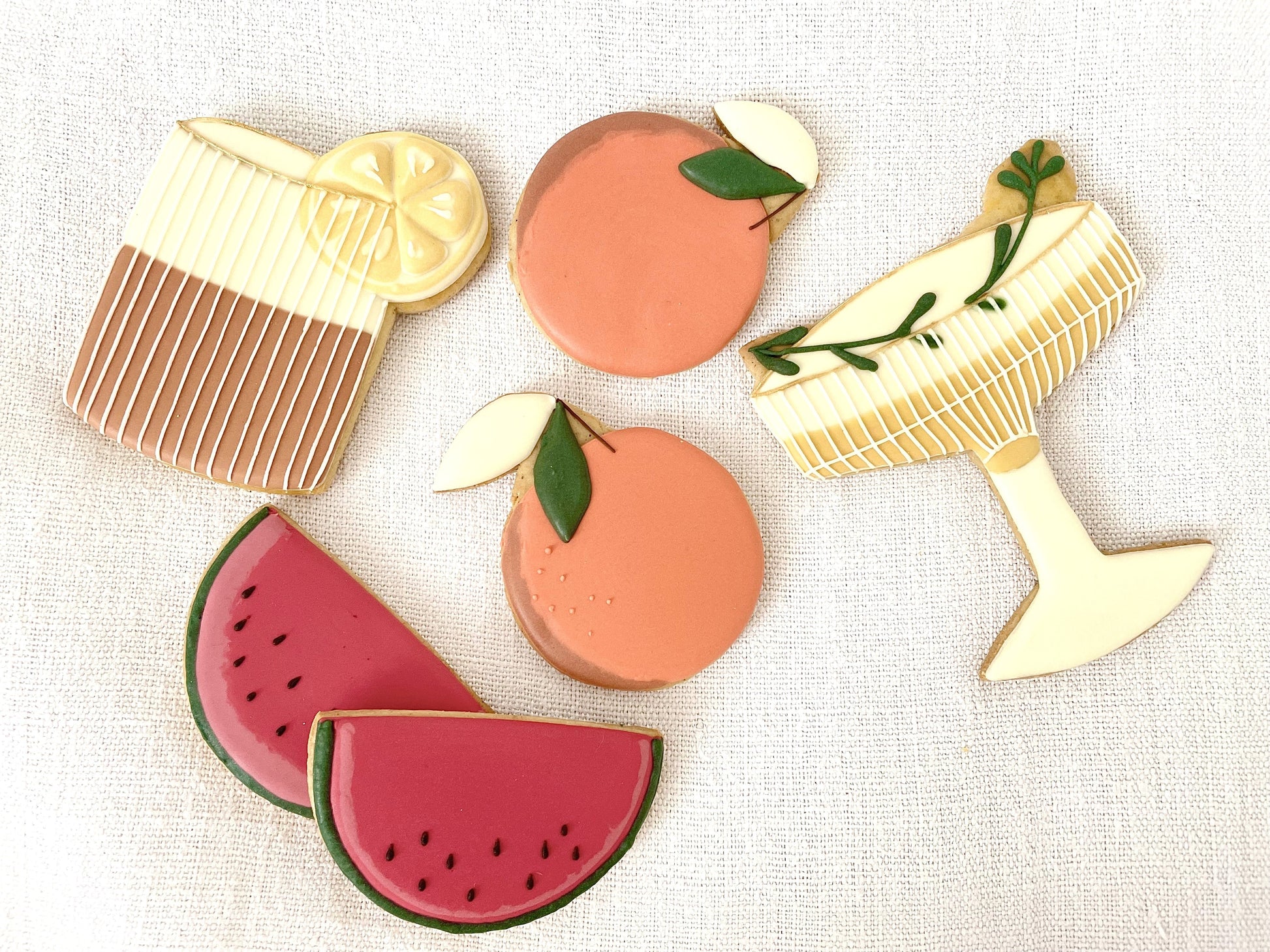 Summer / Cocktails MilsTone Biscuits