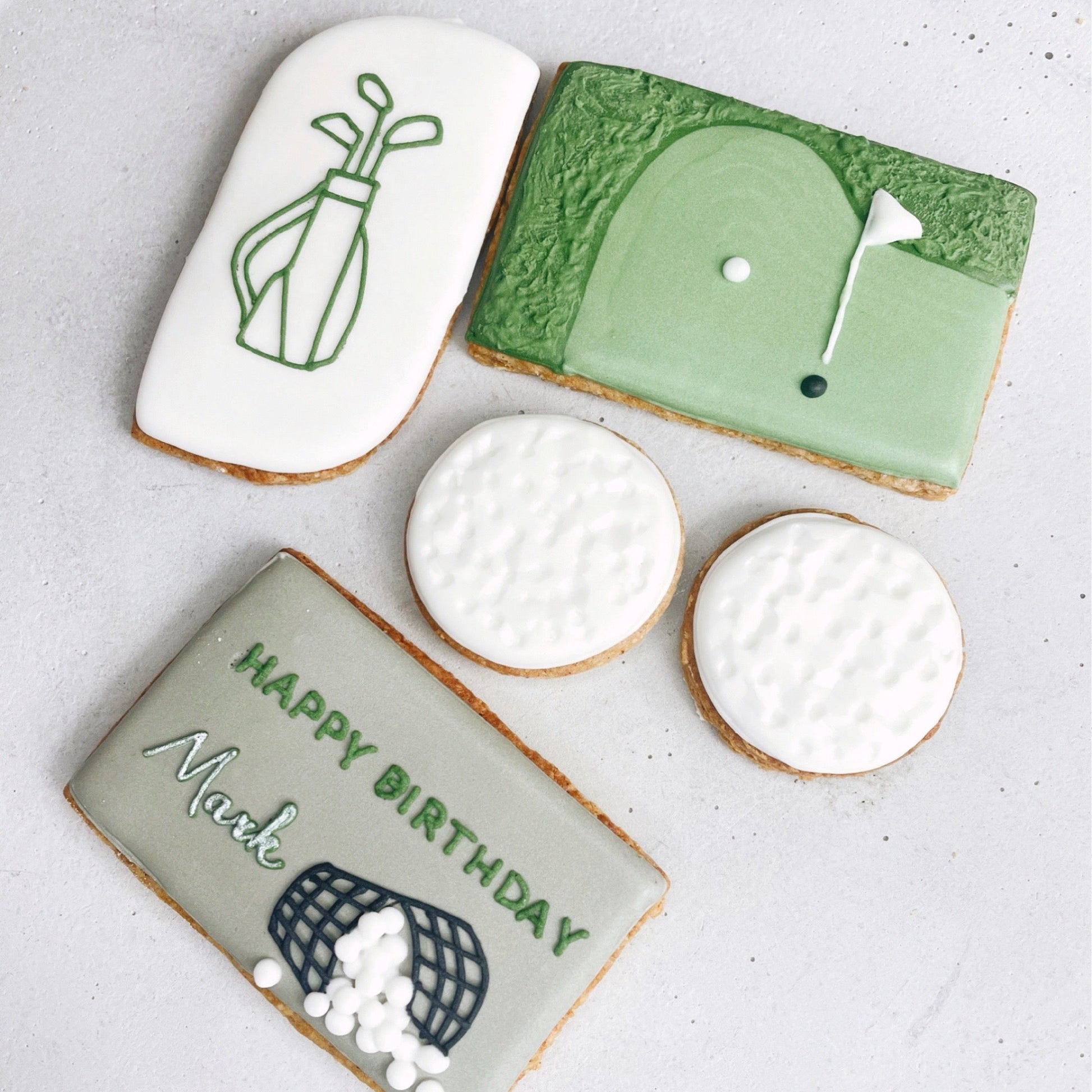 Golf iced Biscuits