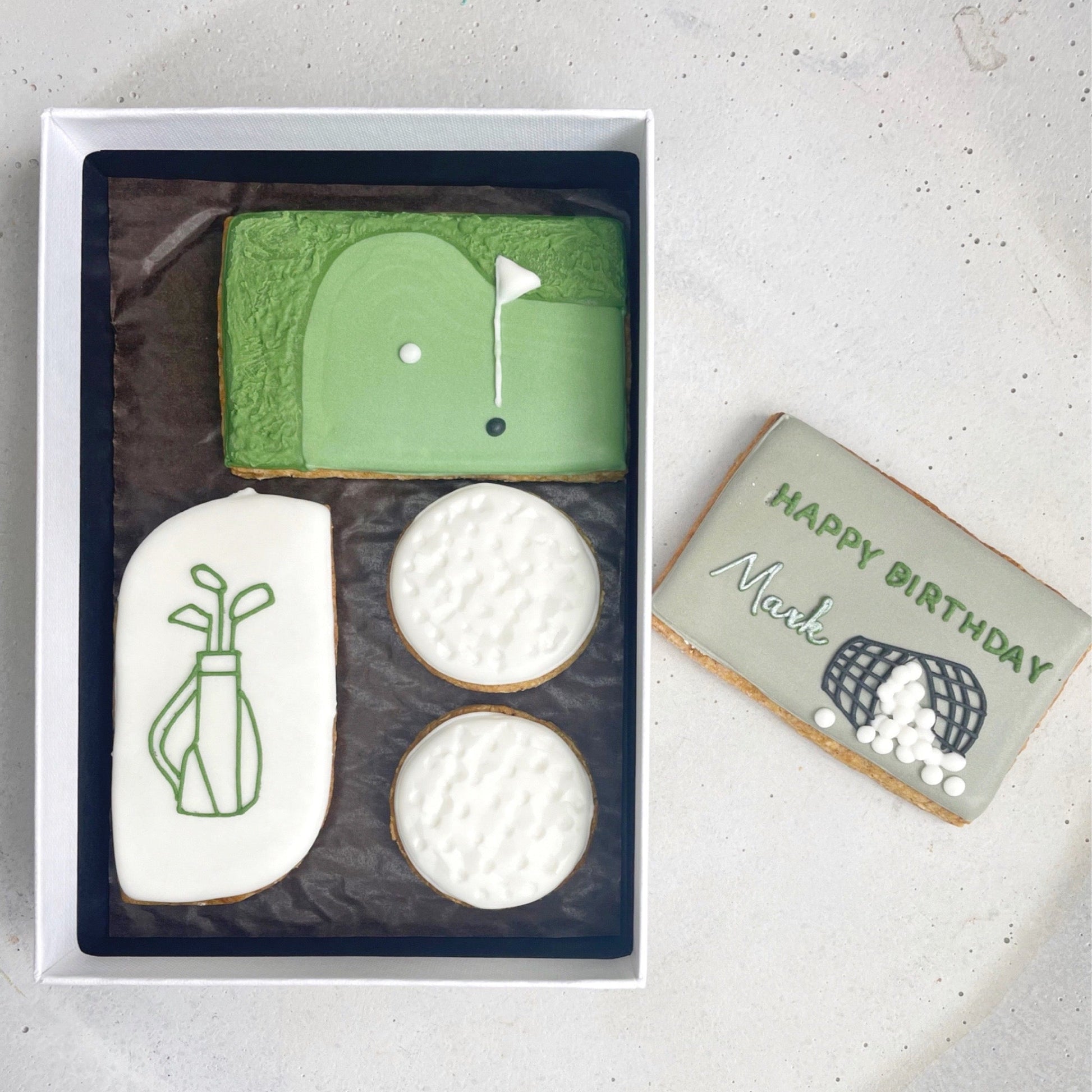 Golf iced Biscuits
