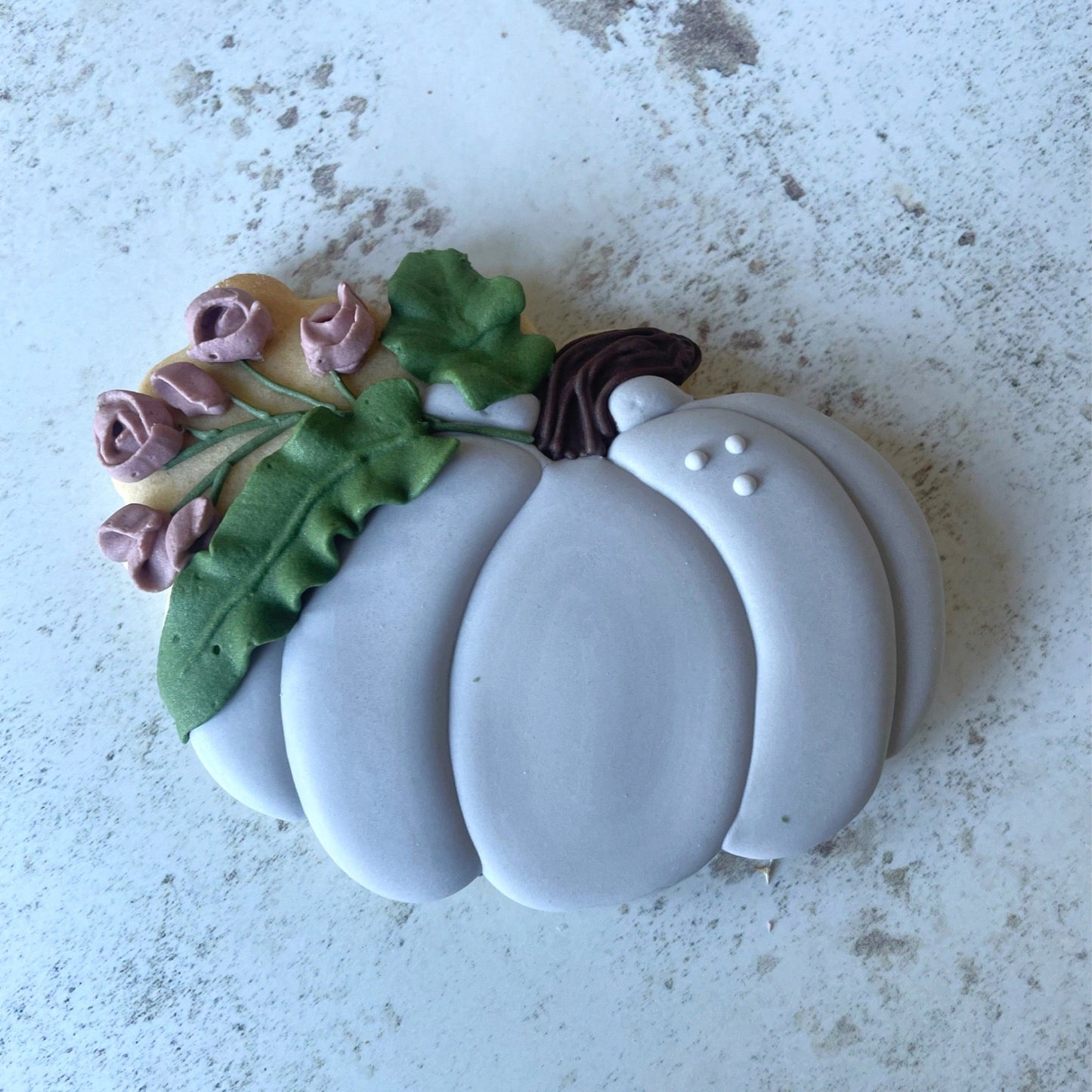 Elegant Pumpkins custom iced Biscuits