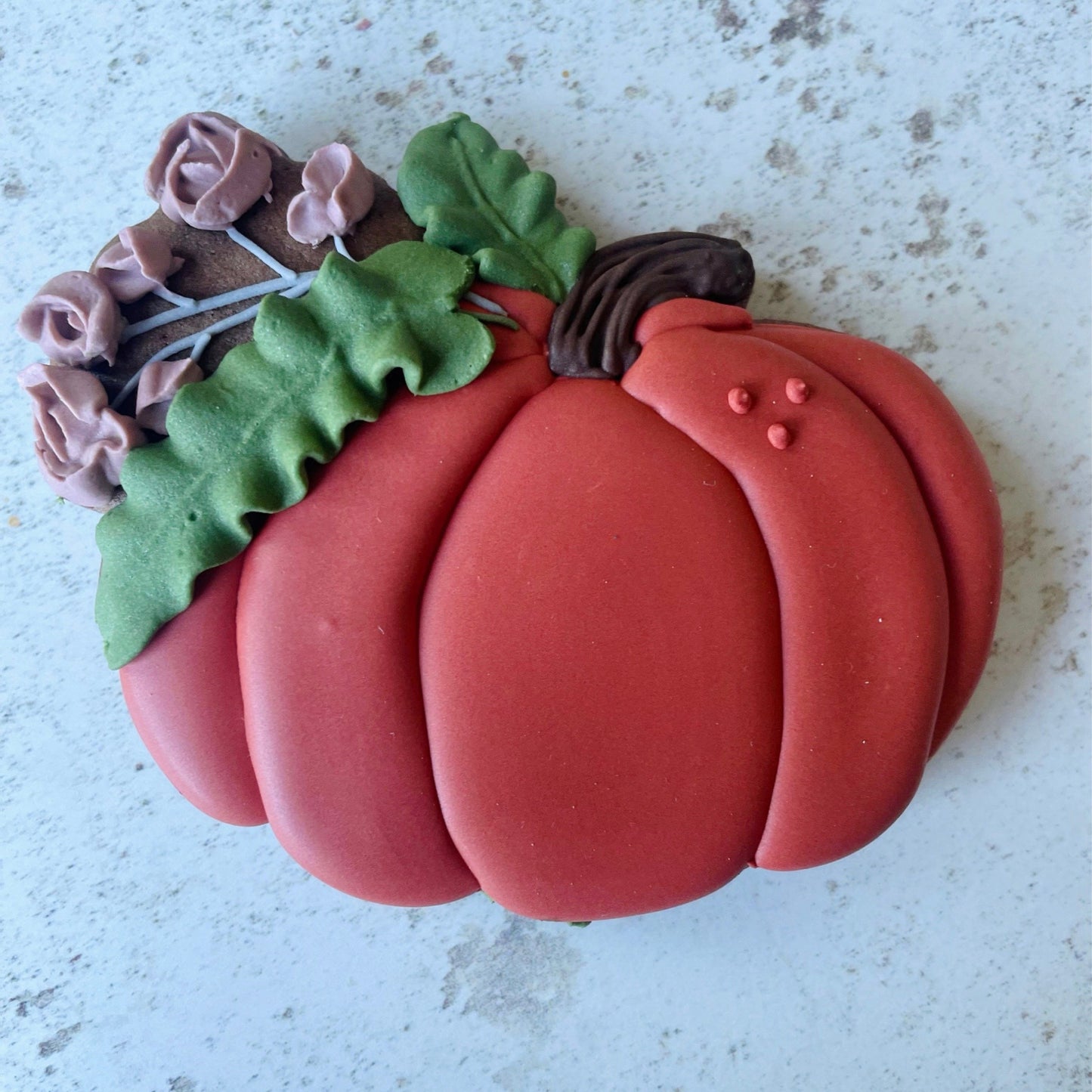 Elegant Pumpkins custom iced Biscuits