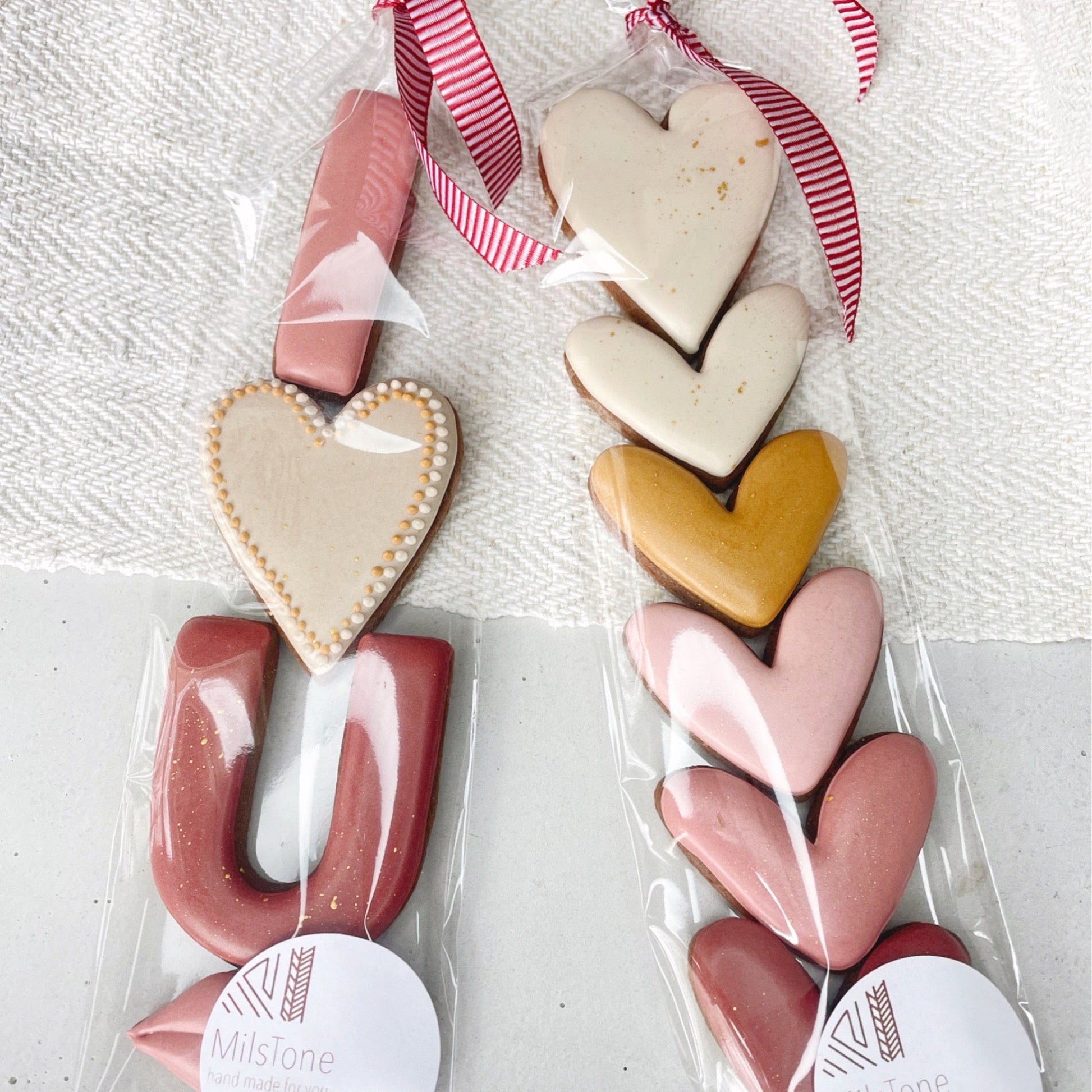 Heart Iced Biscuits MilsTone Biscuits