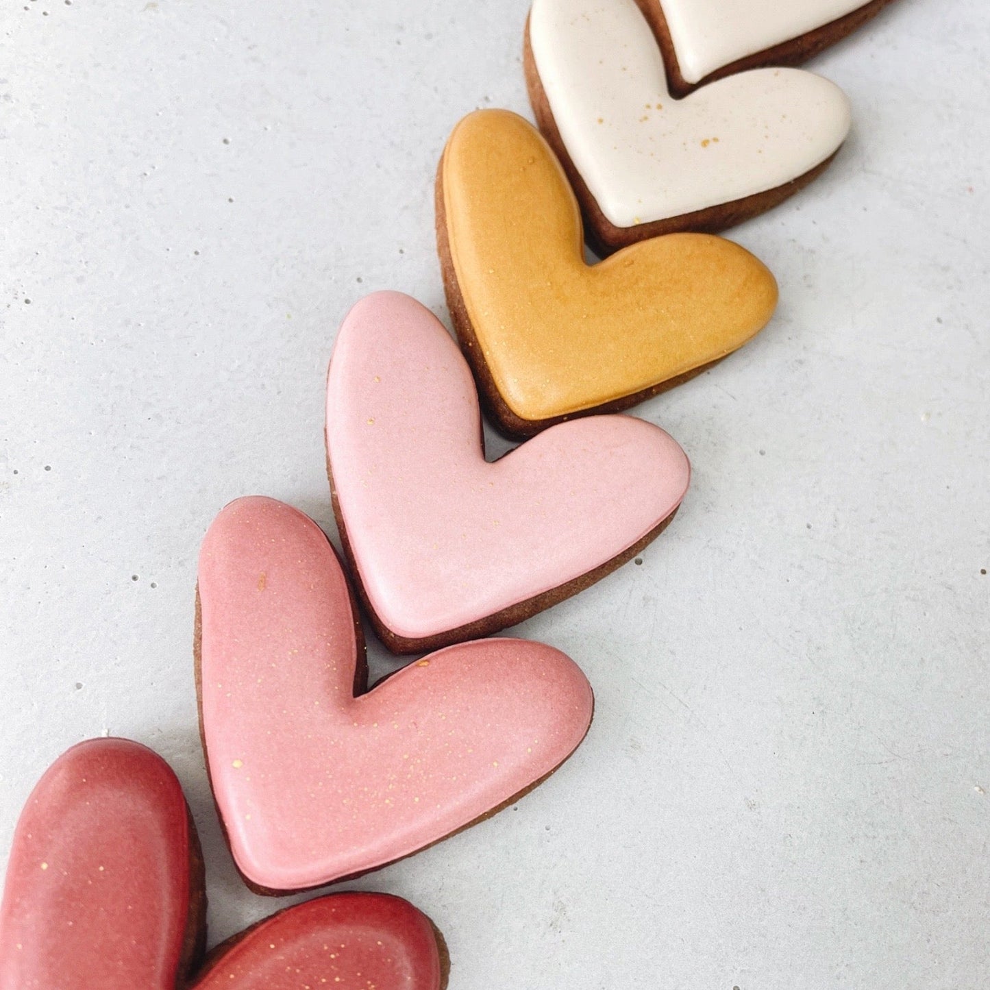 Heart Iced Biscuits MilsTone Biscuits