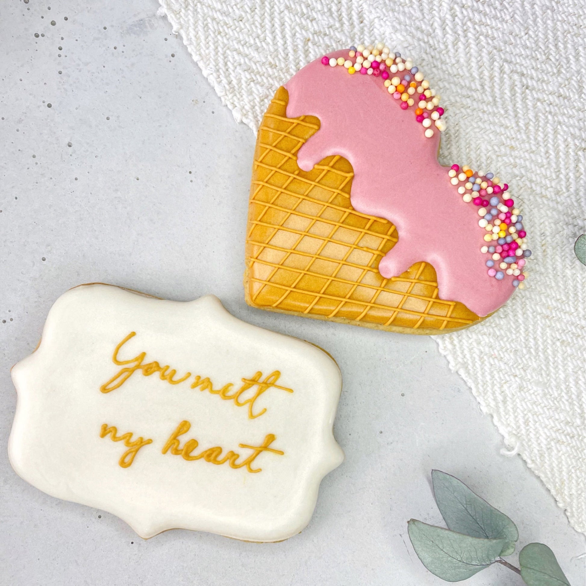 You melt my heart MilsTone Biscuits