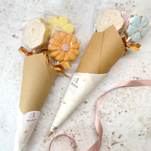 Flowers biscuits (on sticks) MilsTone Biscuits