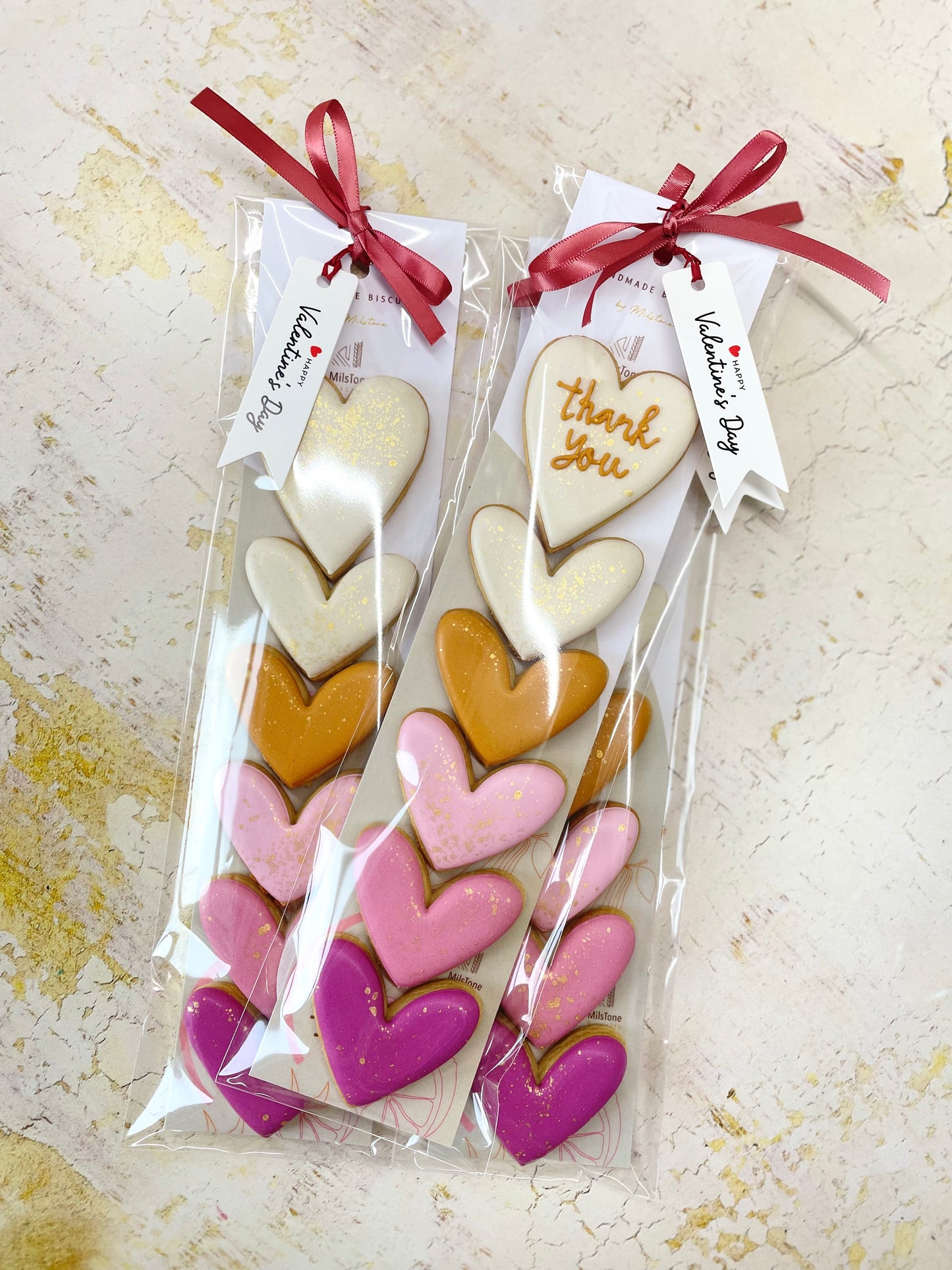Heart Iced Biscuits MilsTone Biscuits