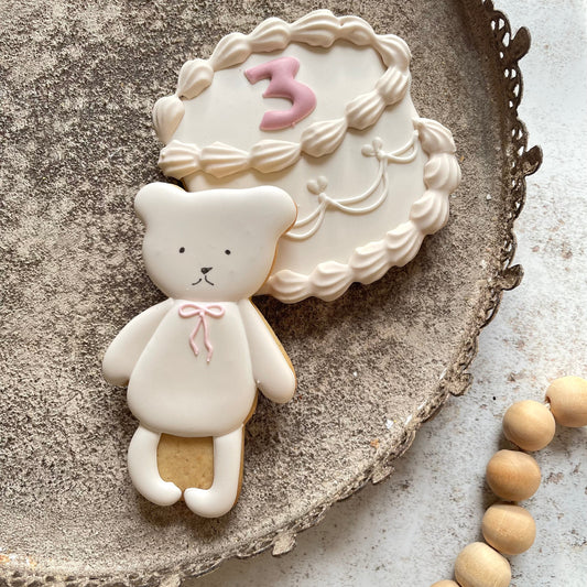 Teddy Bear Birthday Biscuits MilsTone Biscuits
