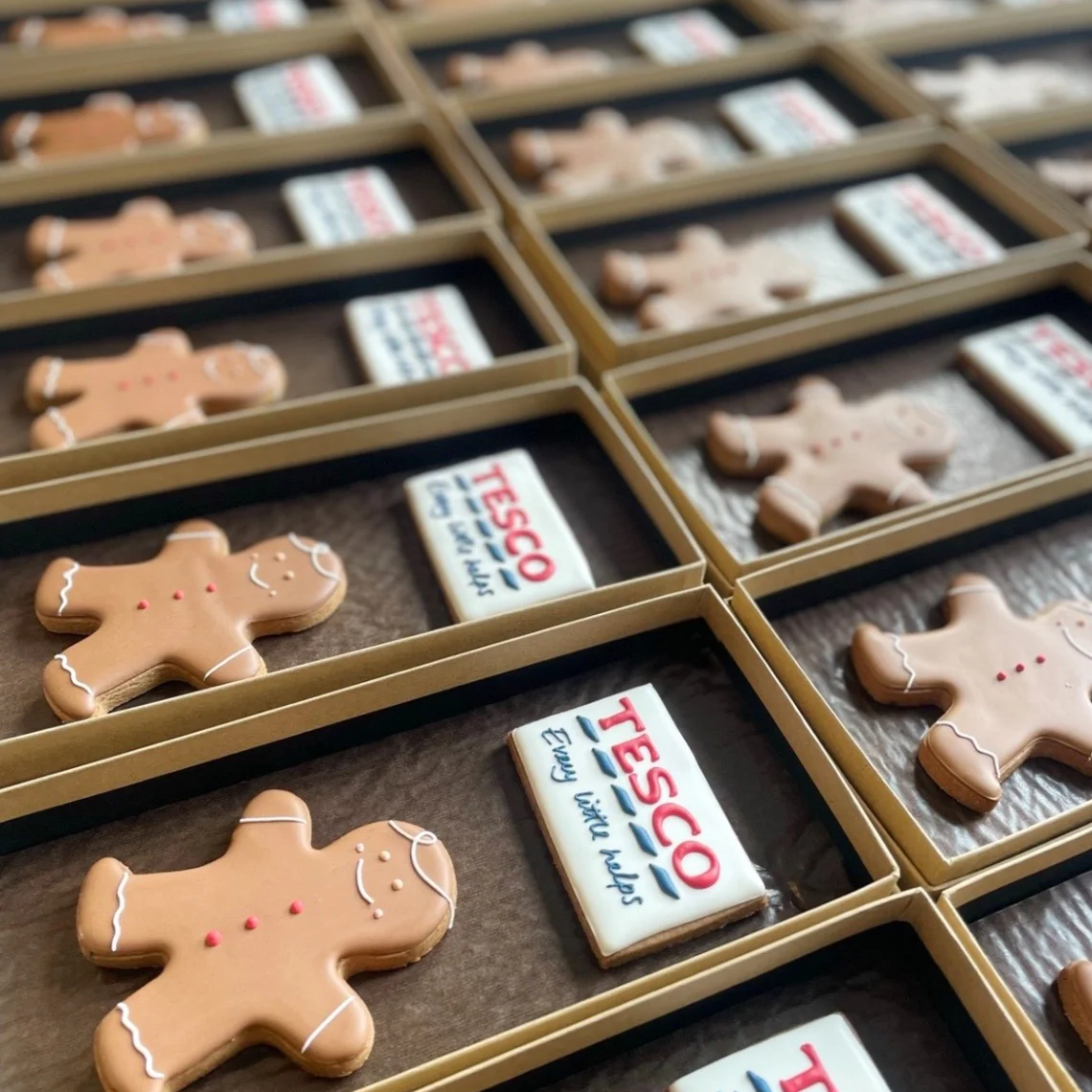 custom iced biscuits, birthday cookies, heart-shaped biscuits, Brighton bakery, Tesco biscuits, Gingerbread biscuits, company biscuits, customised biscuit gift box