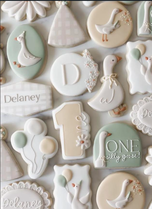 Silly Goose custom biscuits